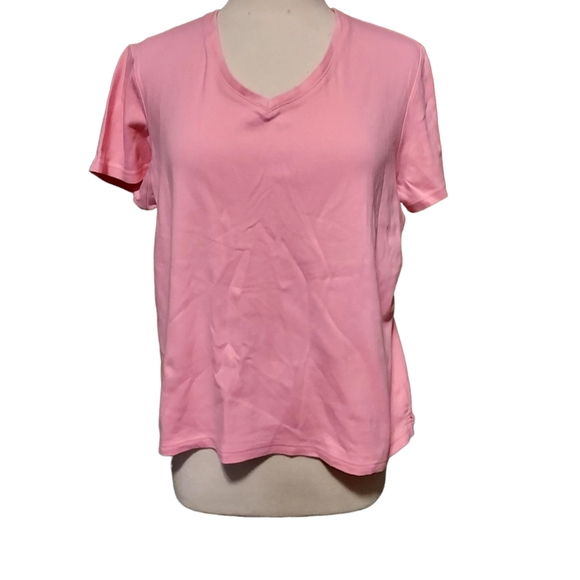 Studio Works Xl Top Tshirt Pink Comfort Casual Woman. Dimensions pit-pit 22.5", - Picture 1 of 3